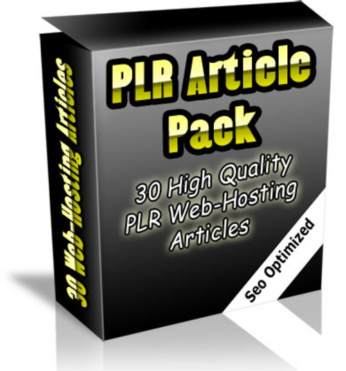 Product picture 30 High Quality Webhosting PLR Articles.zip
